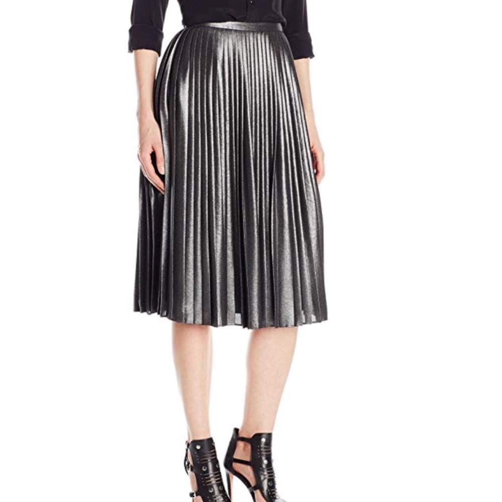 Ted Baker Metallic pleated skirt